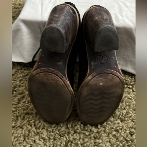 Suede Booties. Size 6.5 - Picture 2 of 2